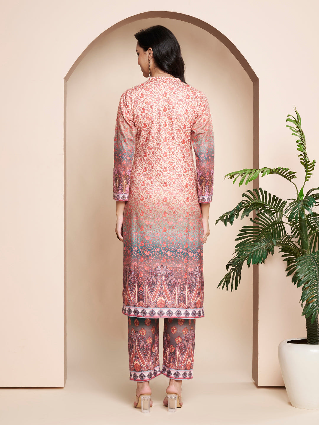 Winter Printed Kurta With Pant