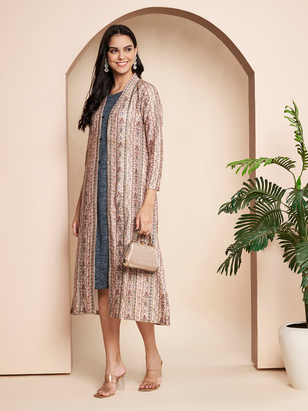Winter Printed Dress