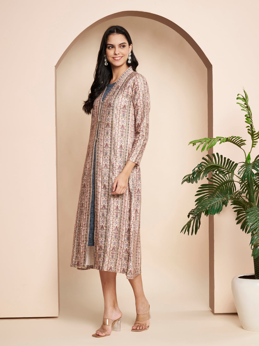 Winter Printed Dress