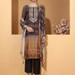 Be Indi Women Brown Lace Work Kurt With Pant With Dupatta