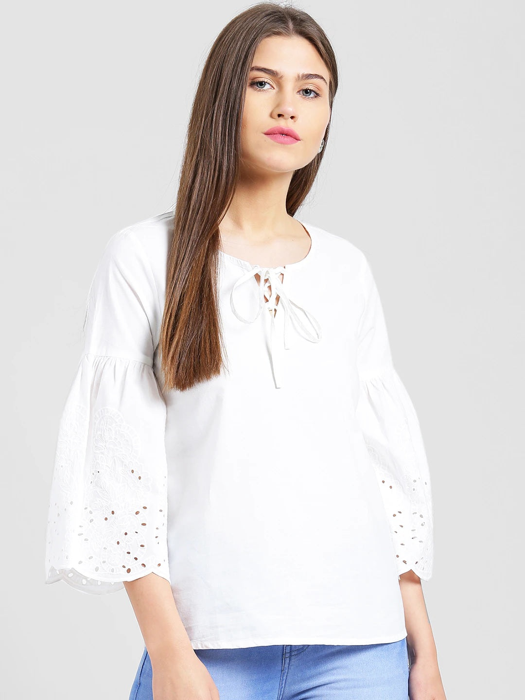 BeIndi Women Black Floral Top
