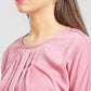 BeIndi Women Solid  Pink Top