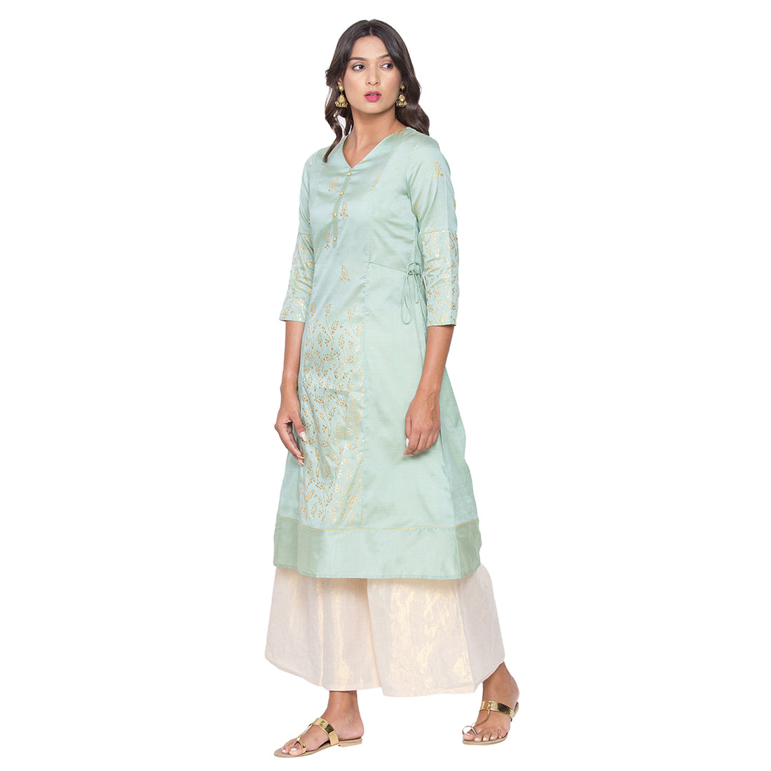 Be Indi Women Ethnic Motifs Printed Cotton Kurta