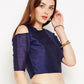 Be Indi Women Navy Blue Solid Top