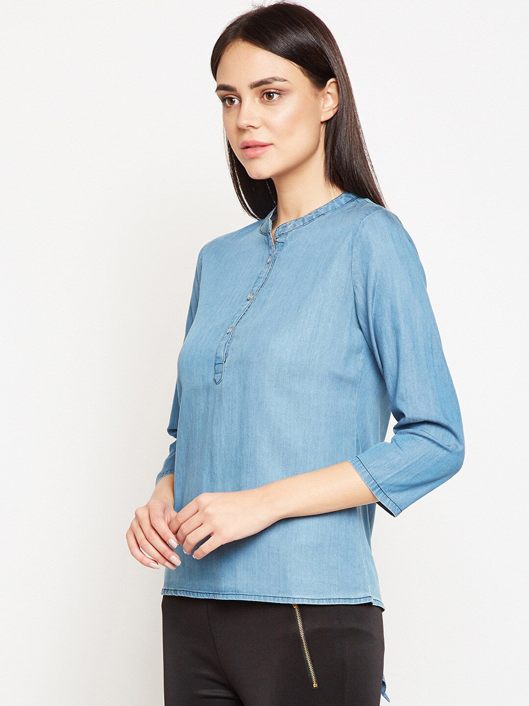 BeIndi Women Blue Top