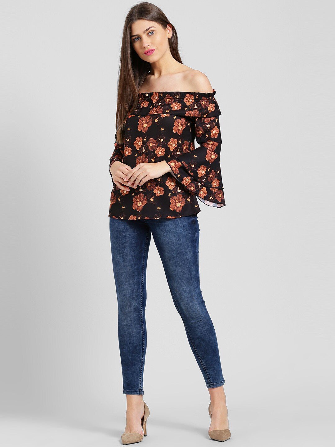 BeIndi Women Black Top