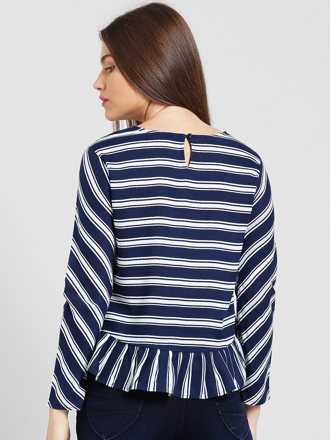 BeIndi Women Striped Top