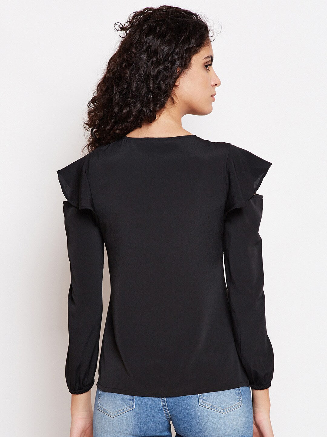 BeIndi Women Black Solid Top