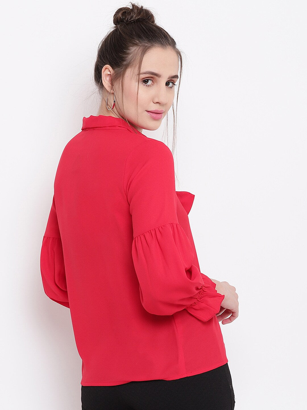 BeIndi Women Red Solid Top