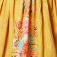 Be Indi Women Yellow & Peach-Coloured Printed Flared Skirt