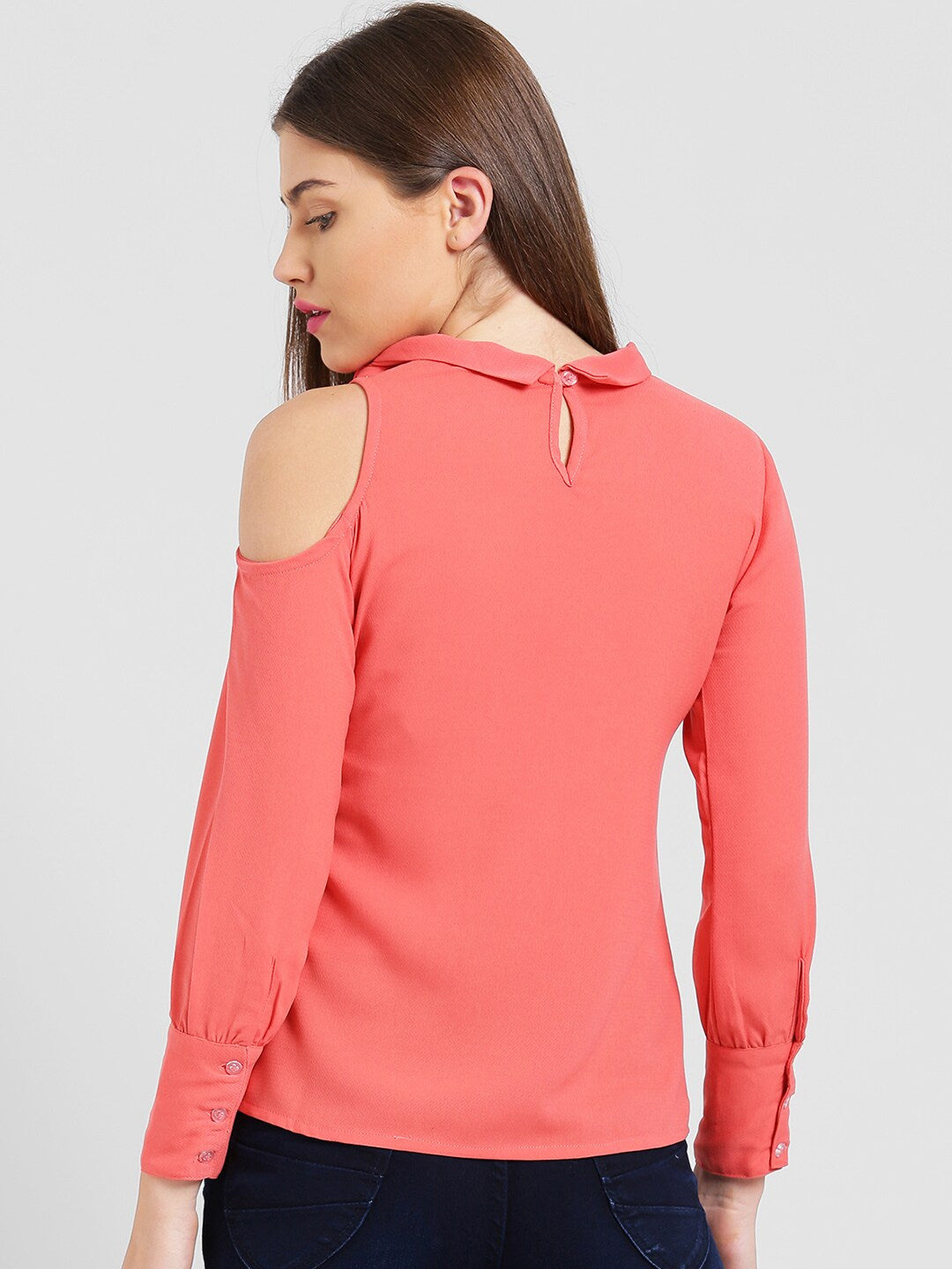 BeIndi Women Tie Up Pink Top