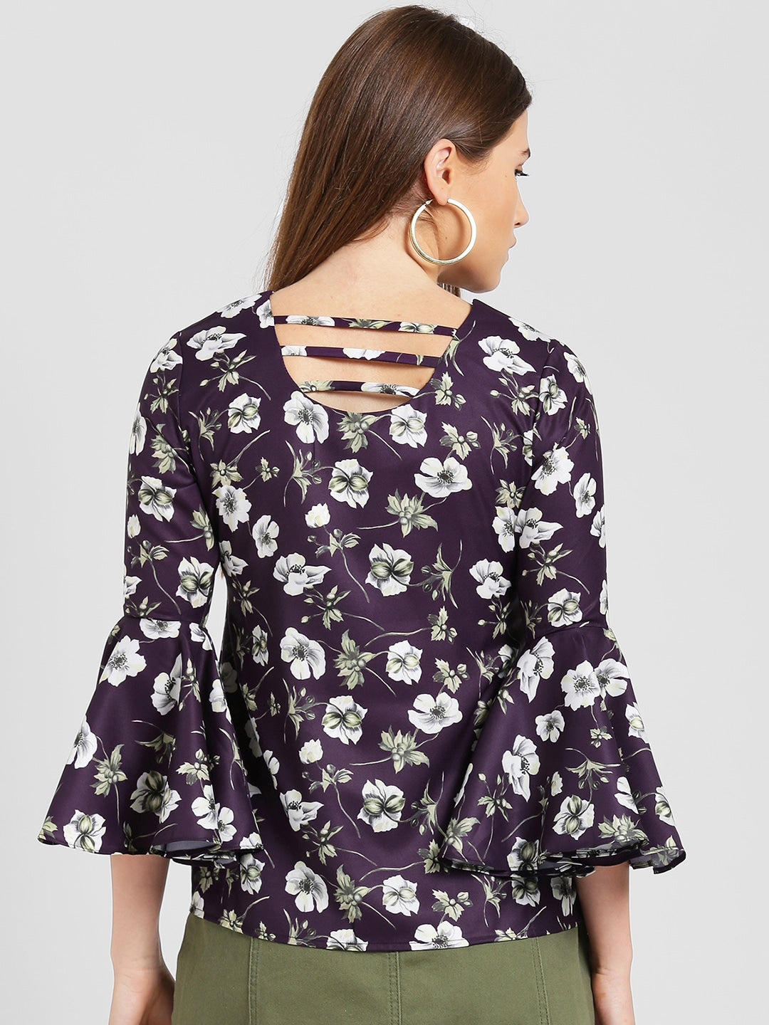 BeIndi Women Purple Top