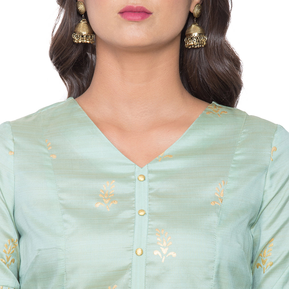 Be Indi Women Ethnic Motifs Printed Cotton Kurta