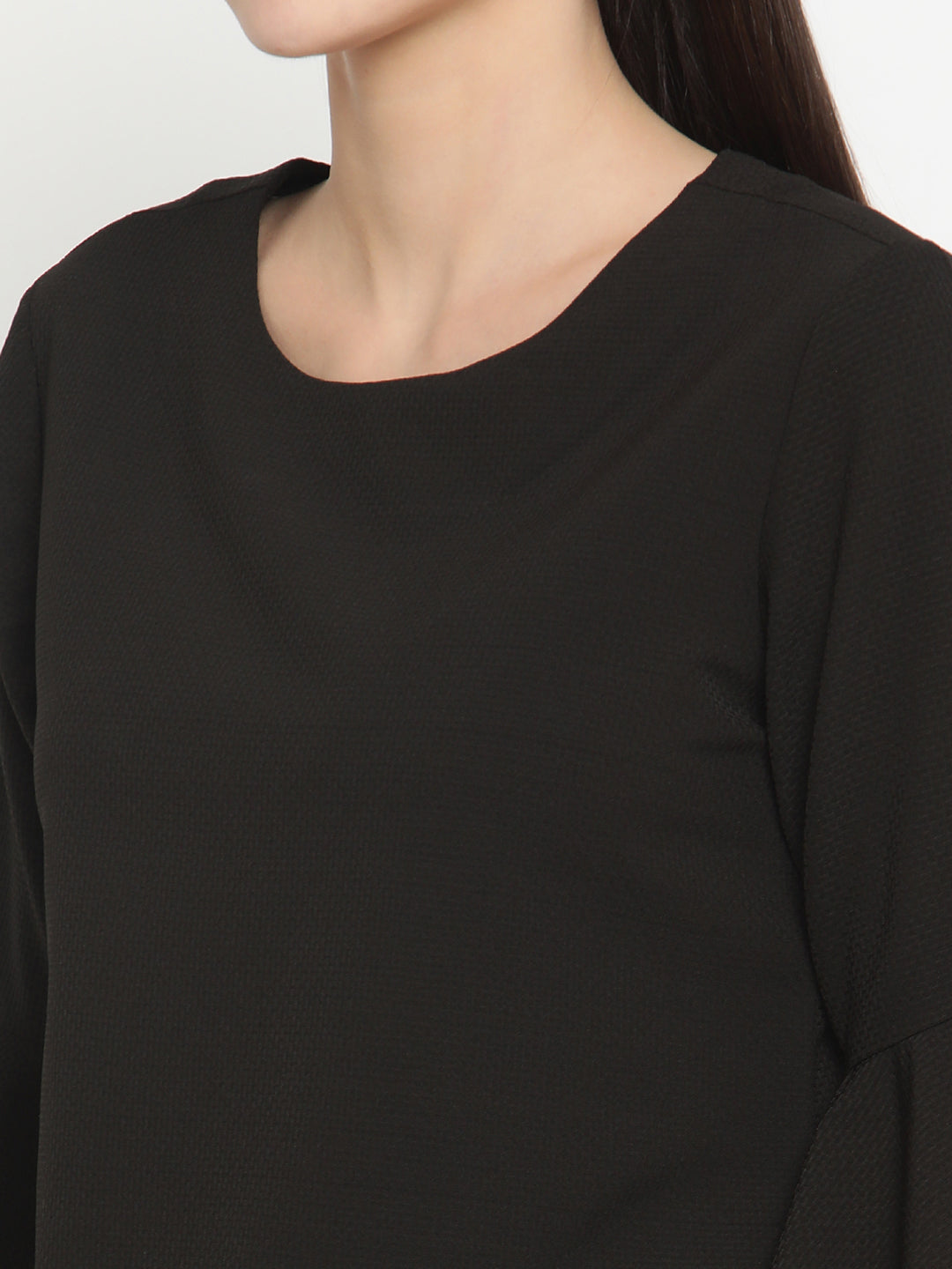 BeIndi Women Black Solid Top