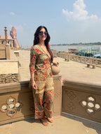 Rose Garden Cotton Kurta Set