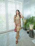 Rose Garden Cotton Kurta Set