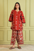 Scarlet Lotus Co-ord Set