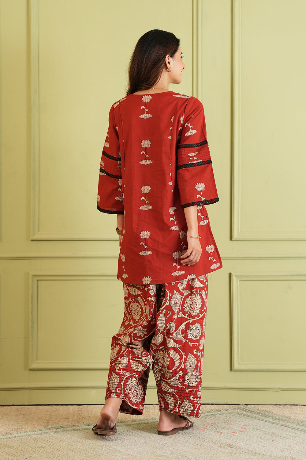 Scarlet Lotus Co-ord Set