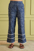 Indigo Fern Kurta Set with Dupatta