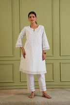 Pearl Whisper Cotton Kurta Set