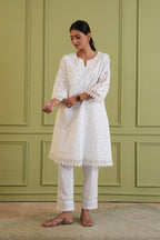 Pearl Whisper Cotton Kurta Set
