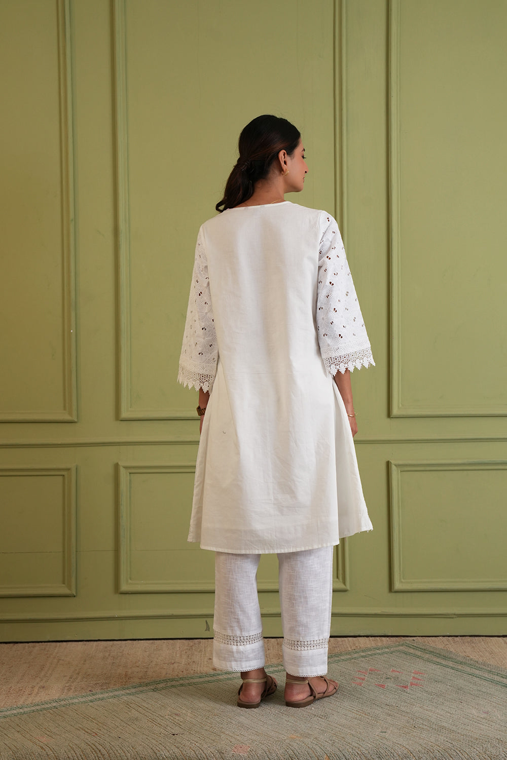 Pearl Whisper Cotton Kurta Set