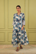 Azure Bloom Kurta Set