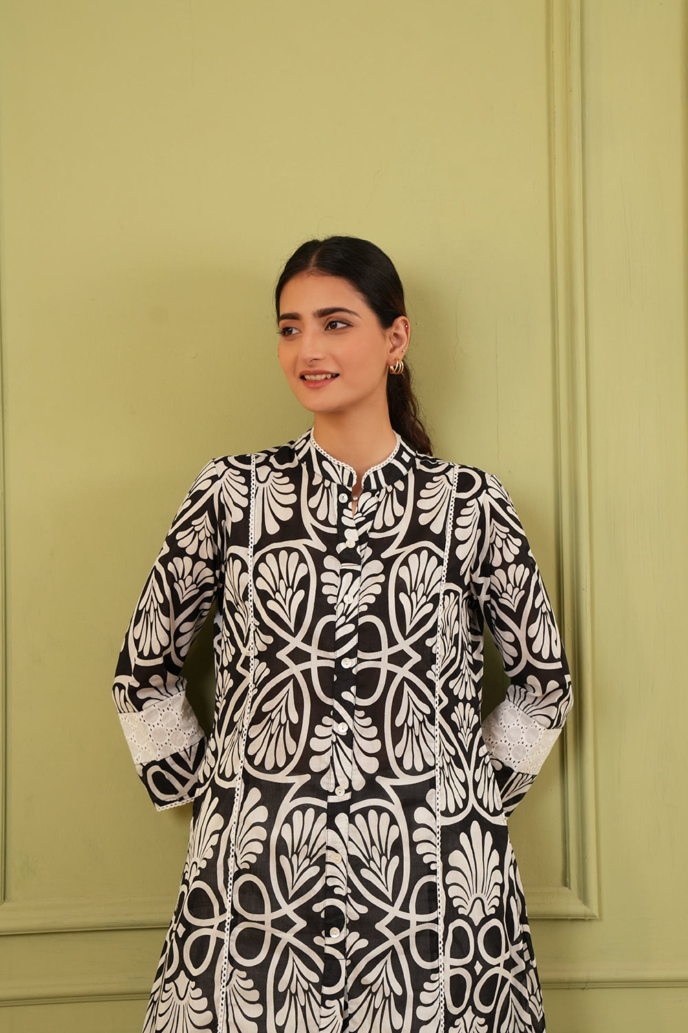 Midnight Canvas Kurta Set