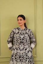 Midnight Canvas Kurta Set