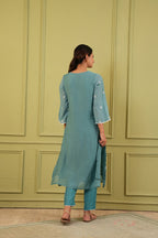 Seafoam Edit Kurta Set