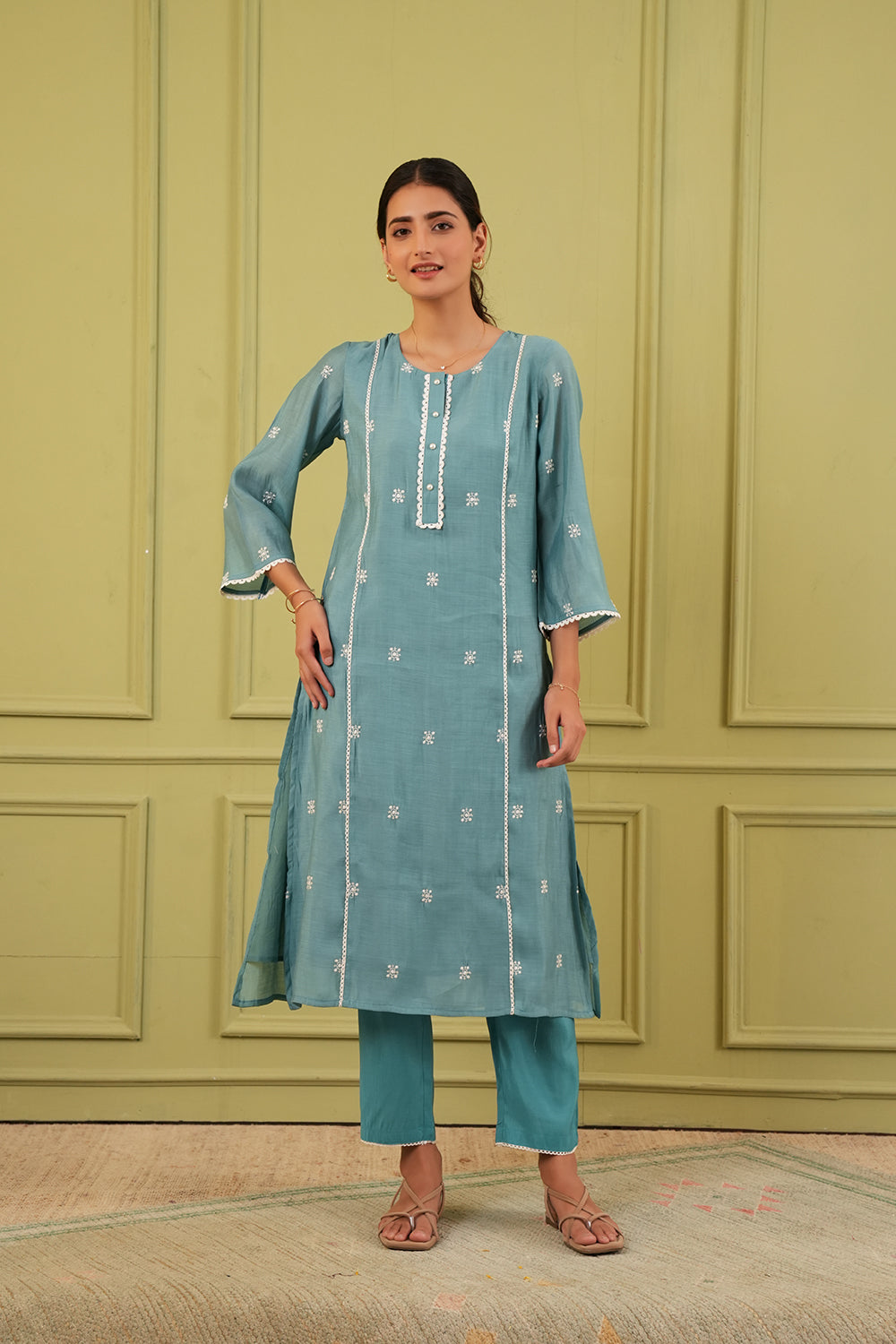 Seafoam Edit Kurta Set