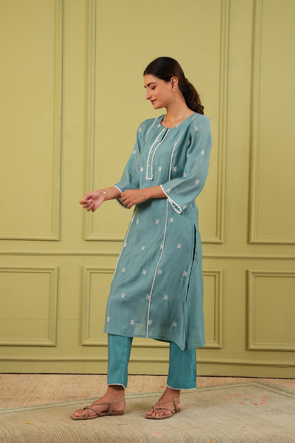 Seafoam Edit Kurta Set