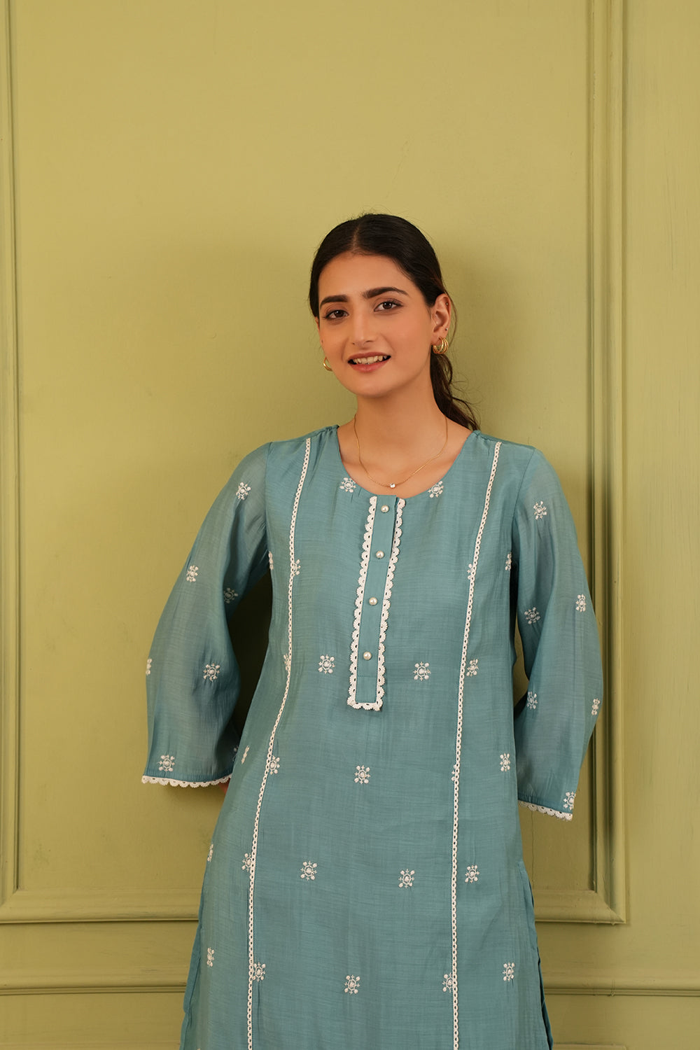 Seafoam Edit Kurta Set