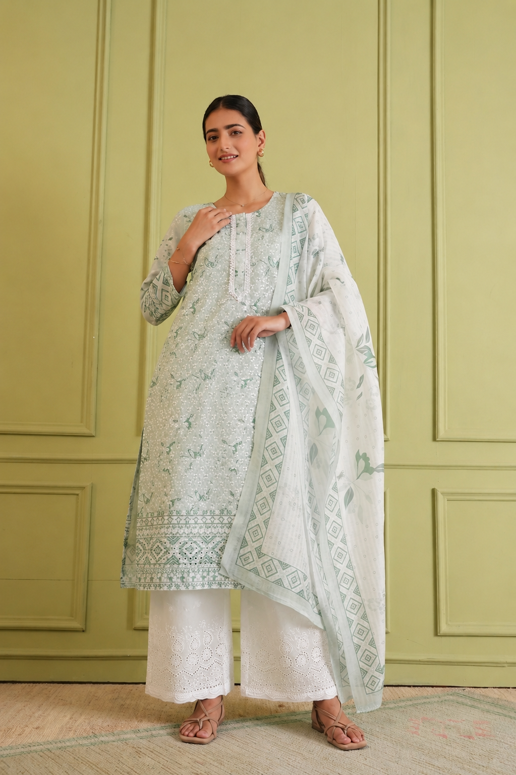 Moonlit Ivory Kurta Set