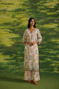 Wildflower Bloom Cotton Kurta Set