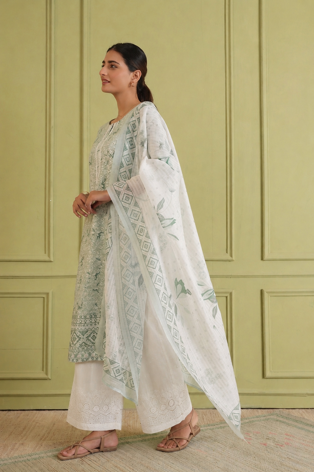 Moonlit Ivory Kurta Set