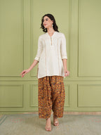 Aarna Ivory Cotton Co-ord Set