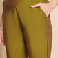 Green Embroidered Kurta Set with Pant & Dupatta