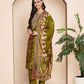 Green Embroidered Kurta Set with Pant & Dupatta
