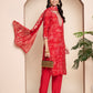 Fuchsia Embroidered Kurta Set with Pant & Dupatta