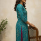 Turquoise Blue Rayon Kurta