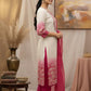 Elegant Ombre Kurta Set with Dupatta