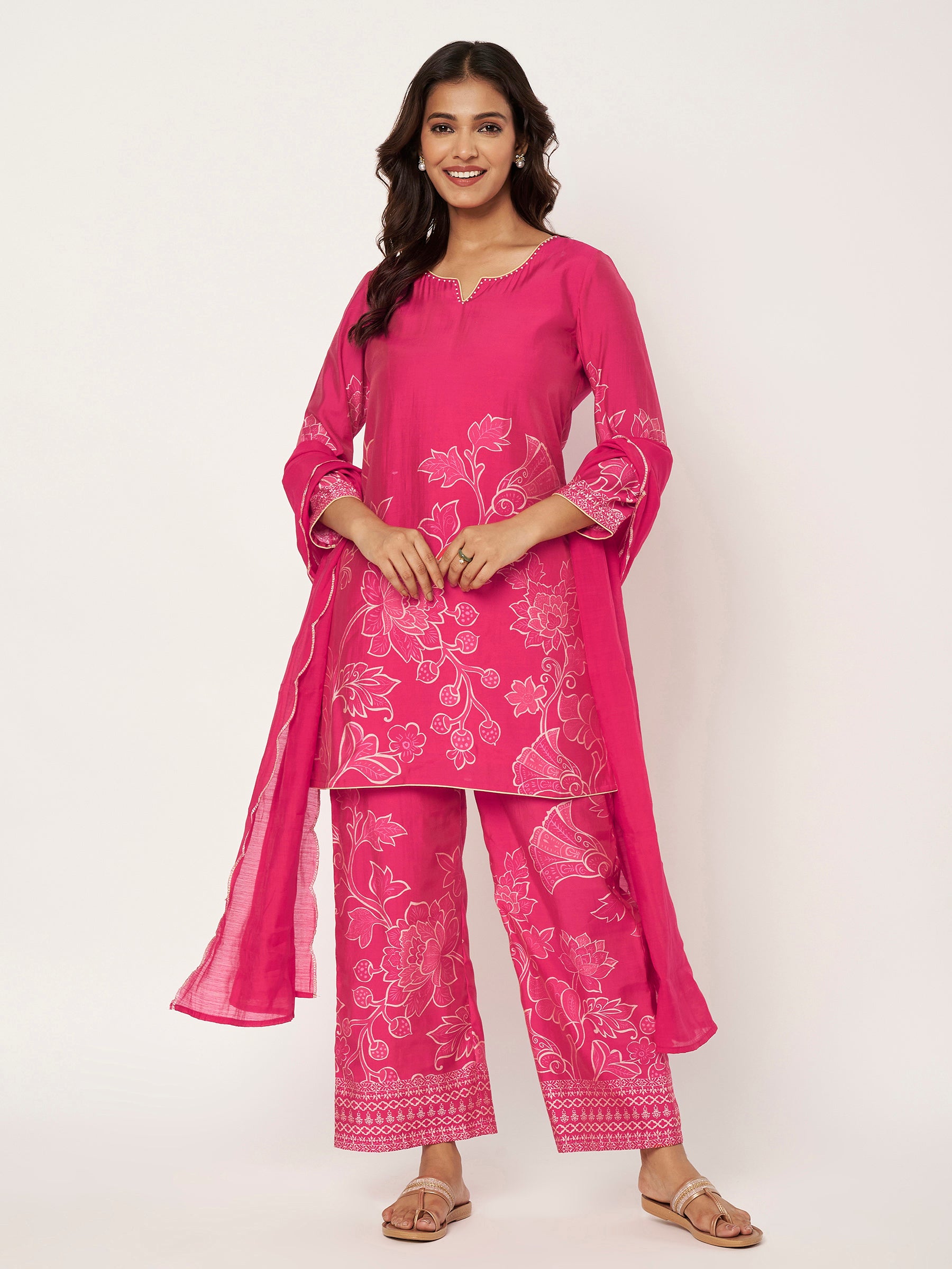 Pink Floral Bloom Set
