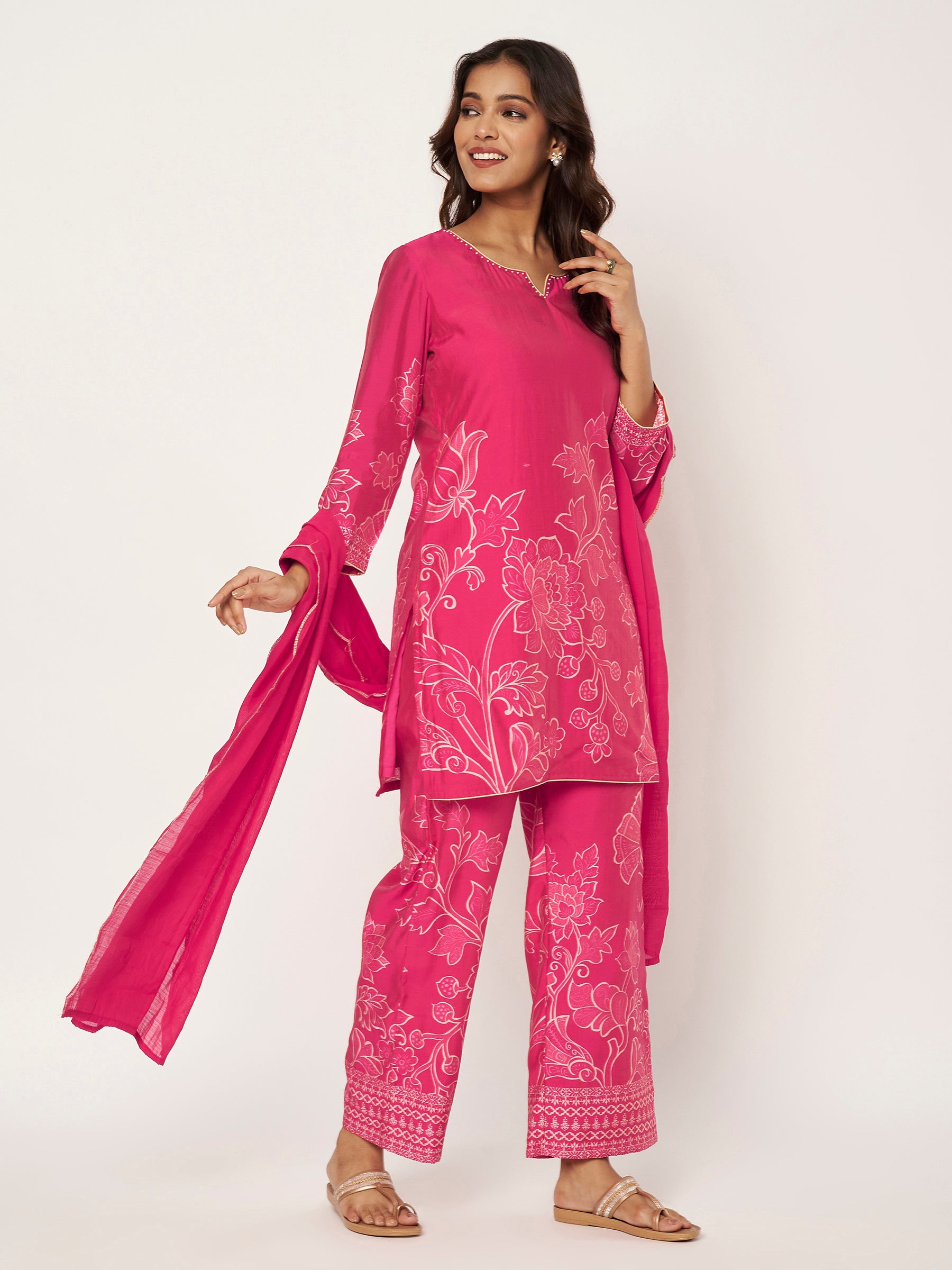 Pink Floral Bloom Set