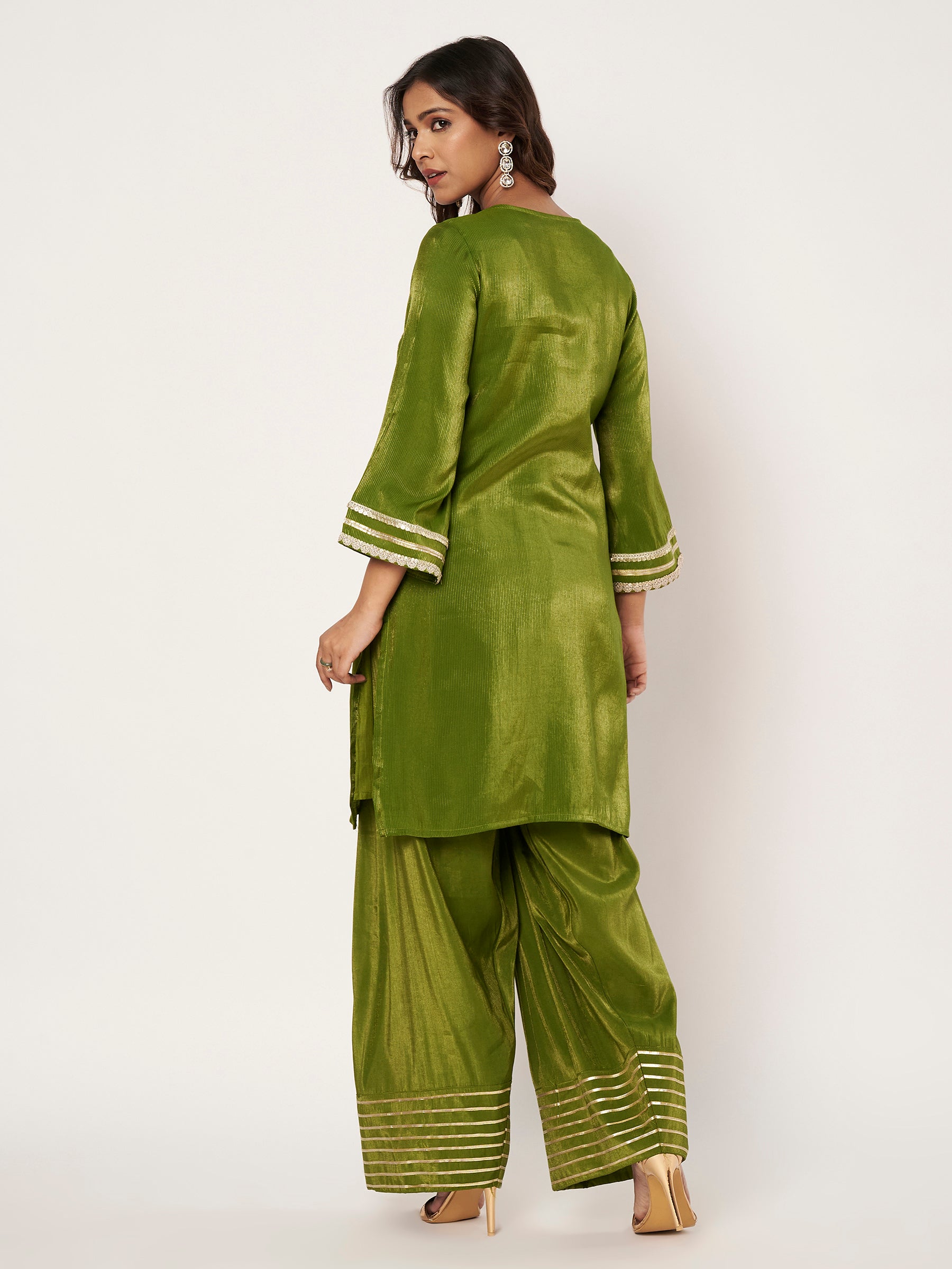 Olive Mirrorwork Set