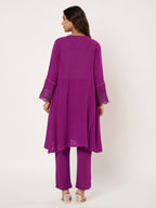 Purple Lace Detail Set