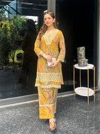 Mustard Paisley Cotton Co-ord