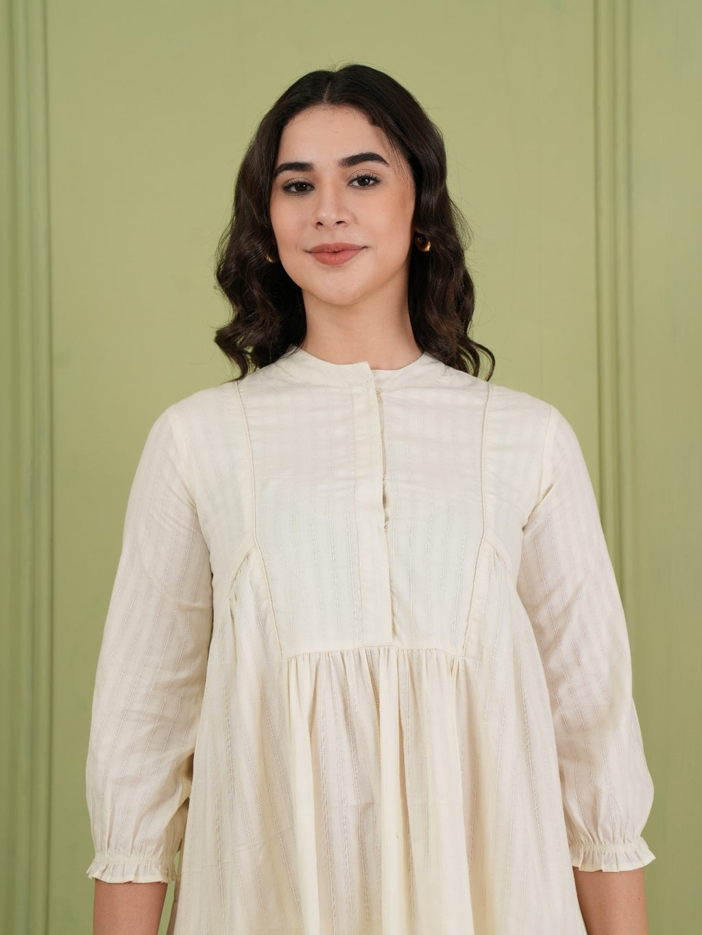 Ivory Whisper Cotton Co-ord Set