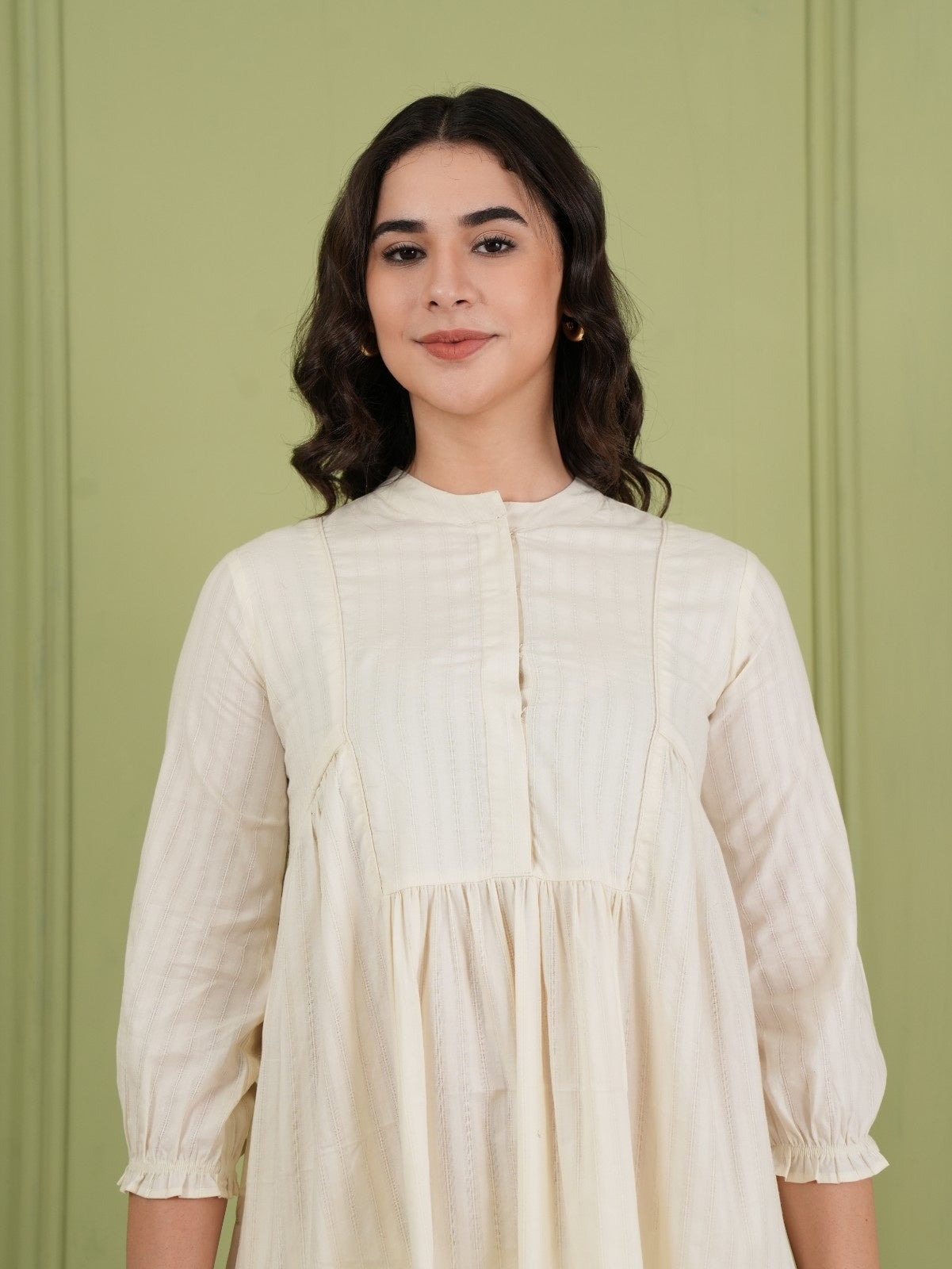 Ivory Whisper Cotton Co-ord Set