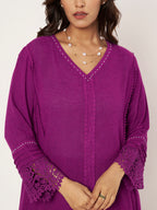 Purple Lace Detail Set
